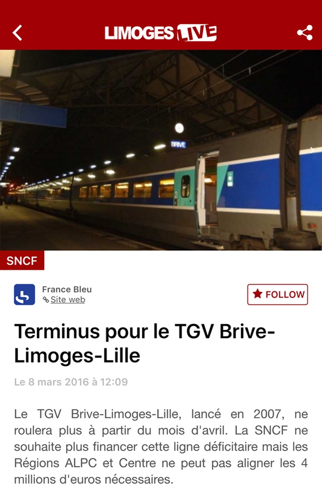 Limoges Live : Actu & Sport screenshot 3