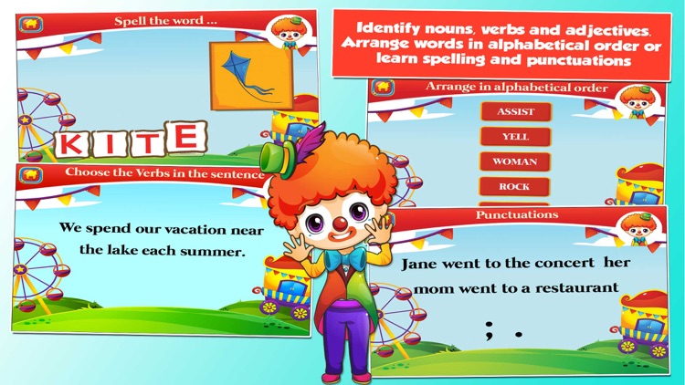 Circus Second Grade Games screenshot-3