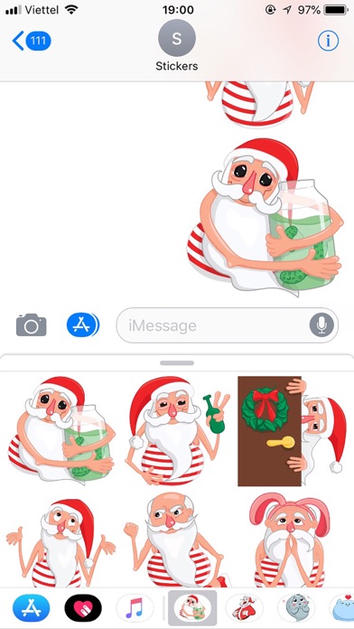 Christmas Santa Xmas Stickers screenshot 2