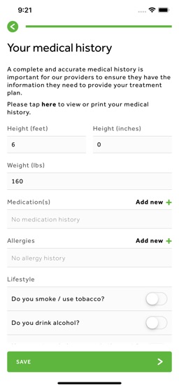 Teladoc app screenshot