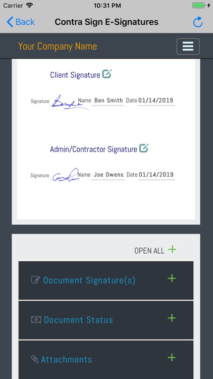 Contra Sign E-Signatures screenshot-3