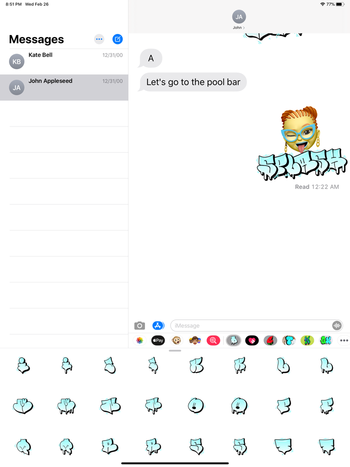 GRAFFITI DRIP LETTERS