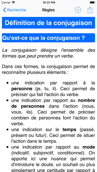 Le Conjugueur Screenshot 4