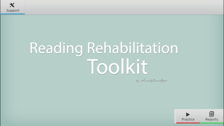 Reading Rehabilitation Toolkit screenshot-0