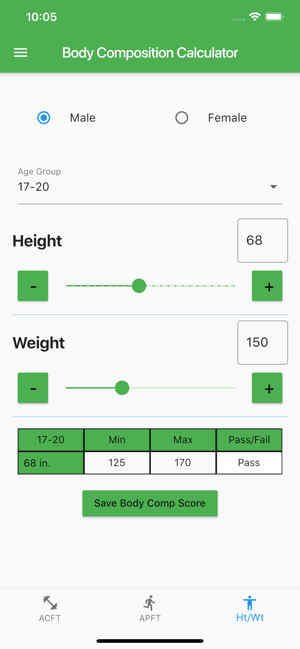 Army Fitness Calculator(圖7)-速報App