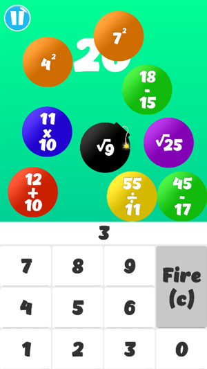 Balls And Bombs: Mental Math(圖2)-速報App