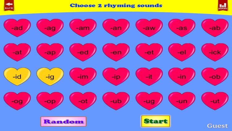 Phonics Rhyming Bee Free - Short Vowels for Preschool and Kindergarten