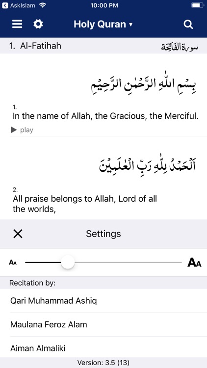 Holy Quran with English