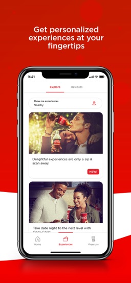 Coca-Cola® app screenshot