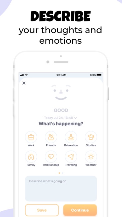 Moodnotes - Thought Journal / Mood Diary Screenshot 3