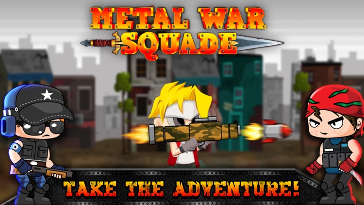 Metal War Squad Soldiers