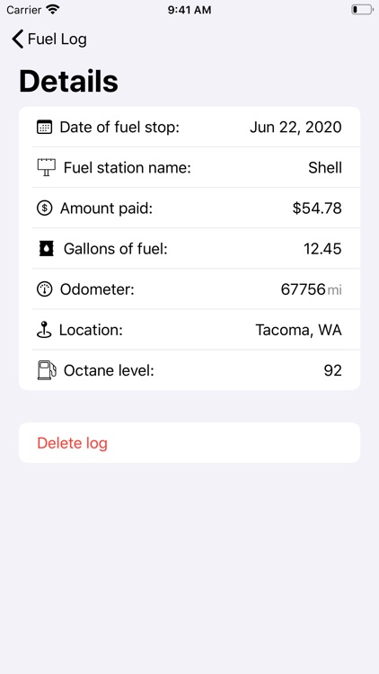 Tankd - Fuel tracking app screenshot-3