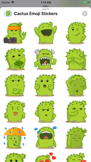 Cactus Emoji Stickers(圖2)-速報App