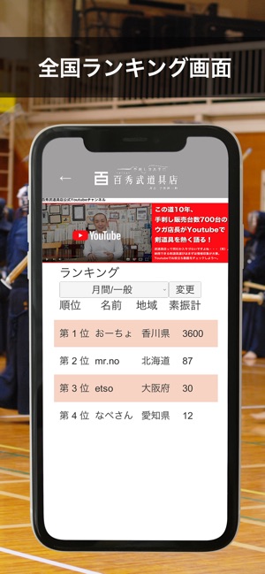 剣道 素振りアプリ On The App Store 剣道 素振りアプリ On The App Store