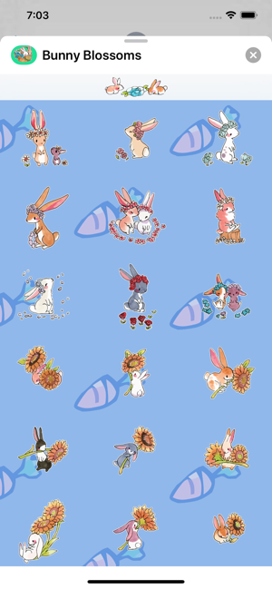 Bunny Blossom Stickers(圖3)-速報App