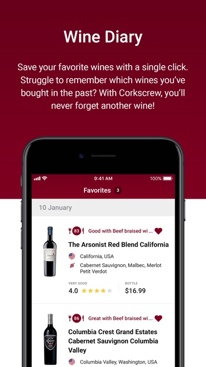 Corkscrew Wine Recommendations screenshot-4