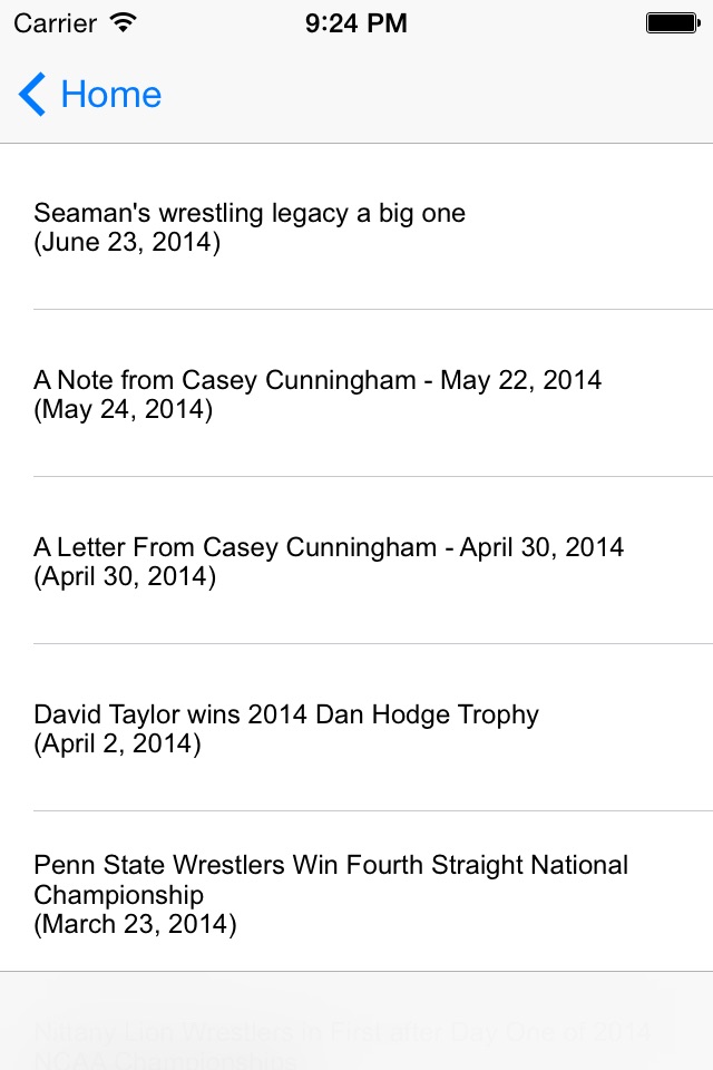 Penn State Wrestling Club screenshot 2