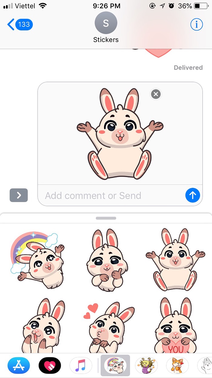 Rabbit Pun Funny Stickers