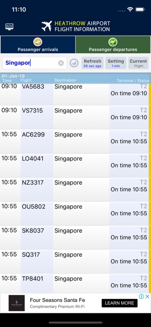 Heathrow Flight Info. Lite(圖2)-速報App