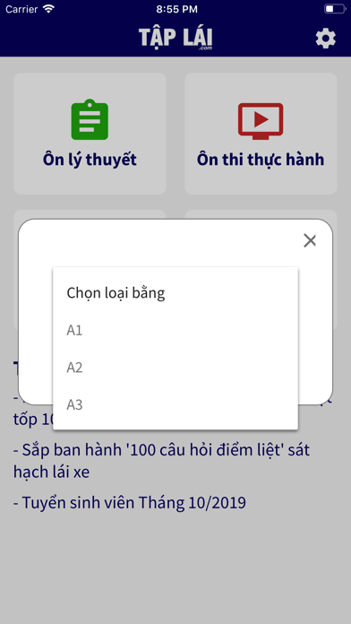 Tập Lái - Ôn Thi GPLX 600 Câu screenshot 3