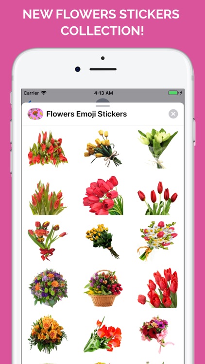 Flowers Emoji Stickers screenshot-6