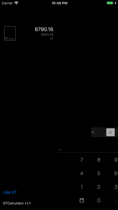 GTCalculator - Multi items sum screenshot 2