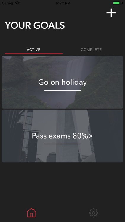 Goals tracker