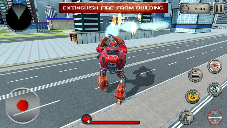 Spider Hero Robot War Game