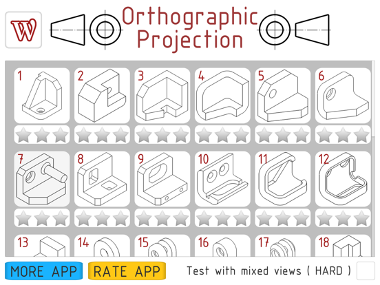 Screenshot #4 pour Orthographic Projection