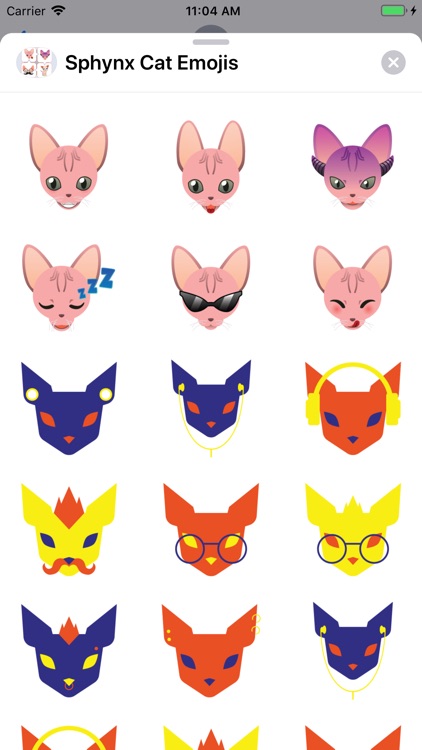 Sphynx Cat Emojis