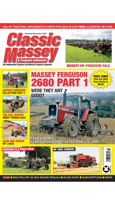 How to cancel & delete Classic Massey Magazine from iphone & ipad 1