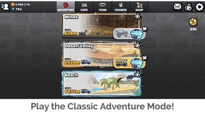 Screenshot from Hill Climb Racing 2