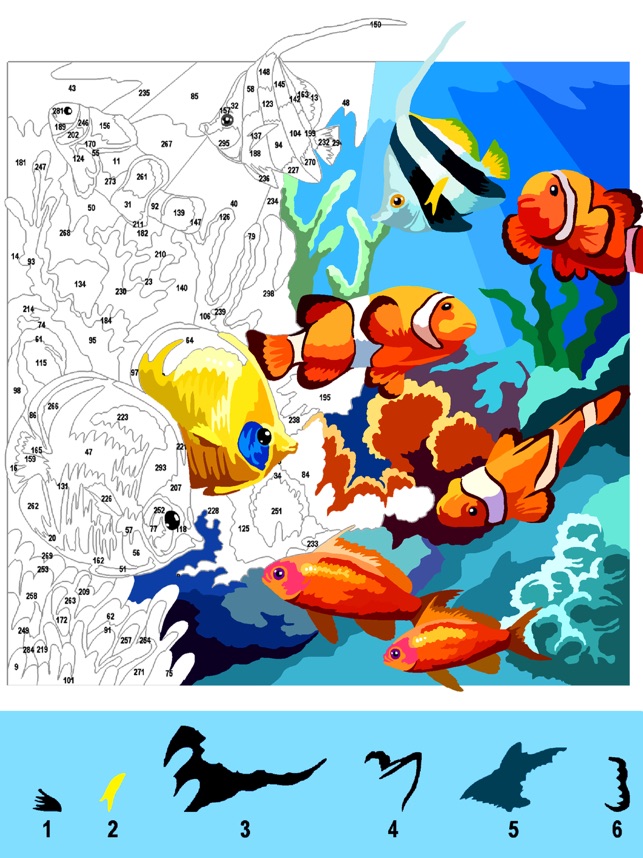 Color By Number Adult Coloring On The App Store