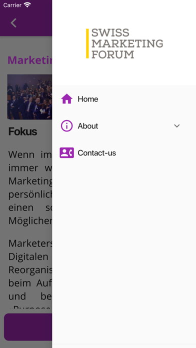 Swiss Marketing Forum screenshot 2