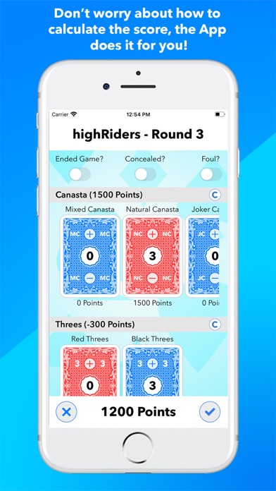 Canasta Score Keeper screenshot 3