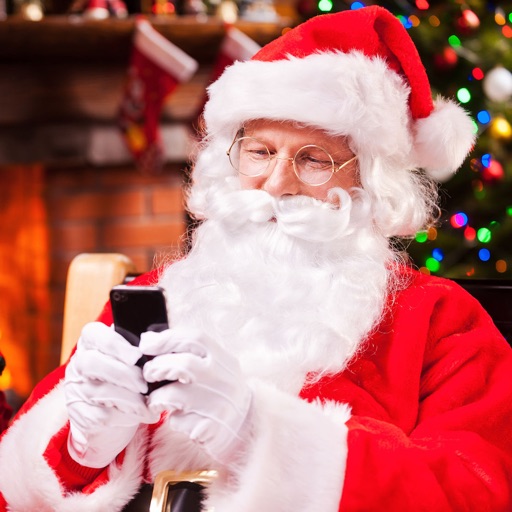 Santa Chat with Photo Message Icon