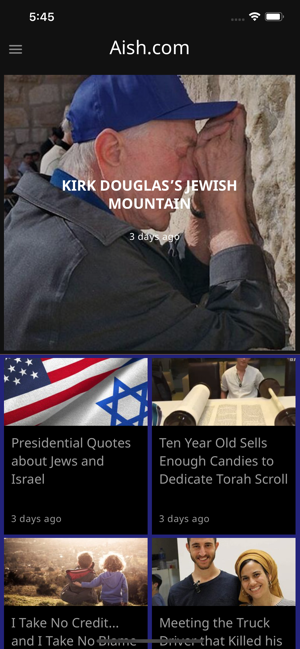 Aish.com: The Judaism App(圖1)-速報App