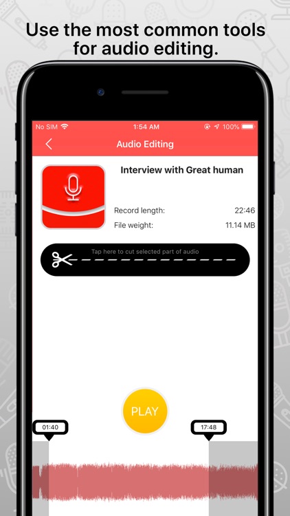 FastRecorder audio recording
