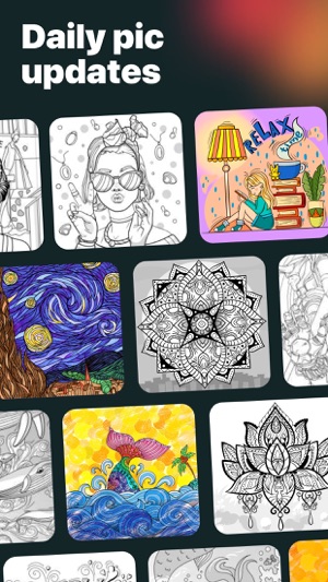 Colorist: Adult coloring book(圖2)-速報App