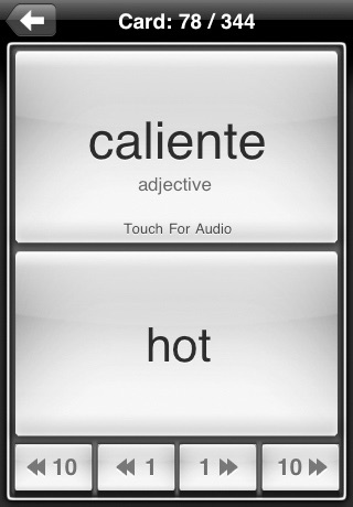 Learn Spanish Words Flashcards screenshot 2