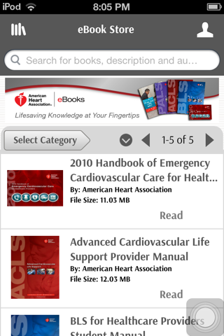AHA eBook Reader - náhled