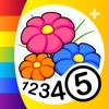 Color by Numbers - Flowers +