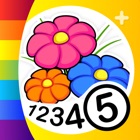 Color by Numbers - Flowers +