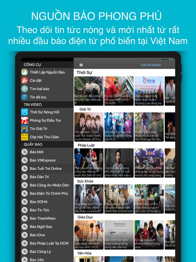 BÁO ONLINE FULL: Tin Tức Mới