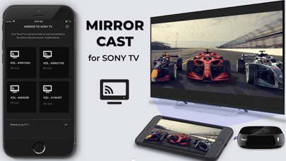 mirror for sony tv 4k streaming