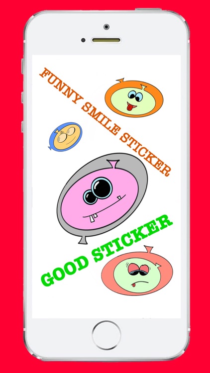 Funny emoticons smile stickers