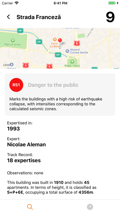 Bucharest Seismic Risk screenshot 3