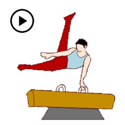 Animated Gymnastics Sticker