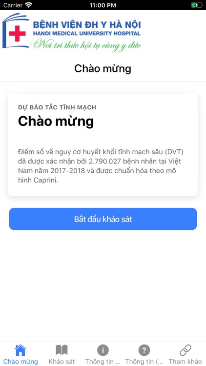 Dự báo tắc tĩnh mạch - HMUH screenshot-4