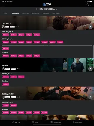 Captura de Pantalla 5 VOX Cinemas App iphone